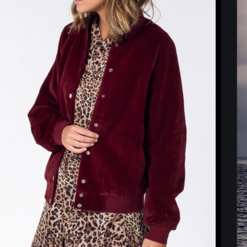 Velvet Bomber Jacket